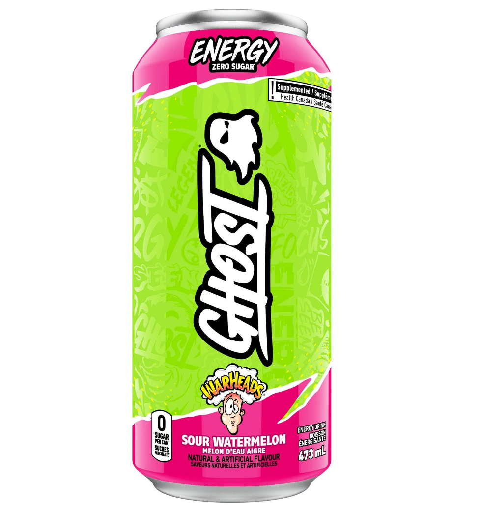 GHOST ENERGY - WARHEADS SOUR WATERMELON -