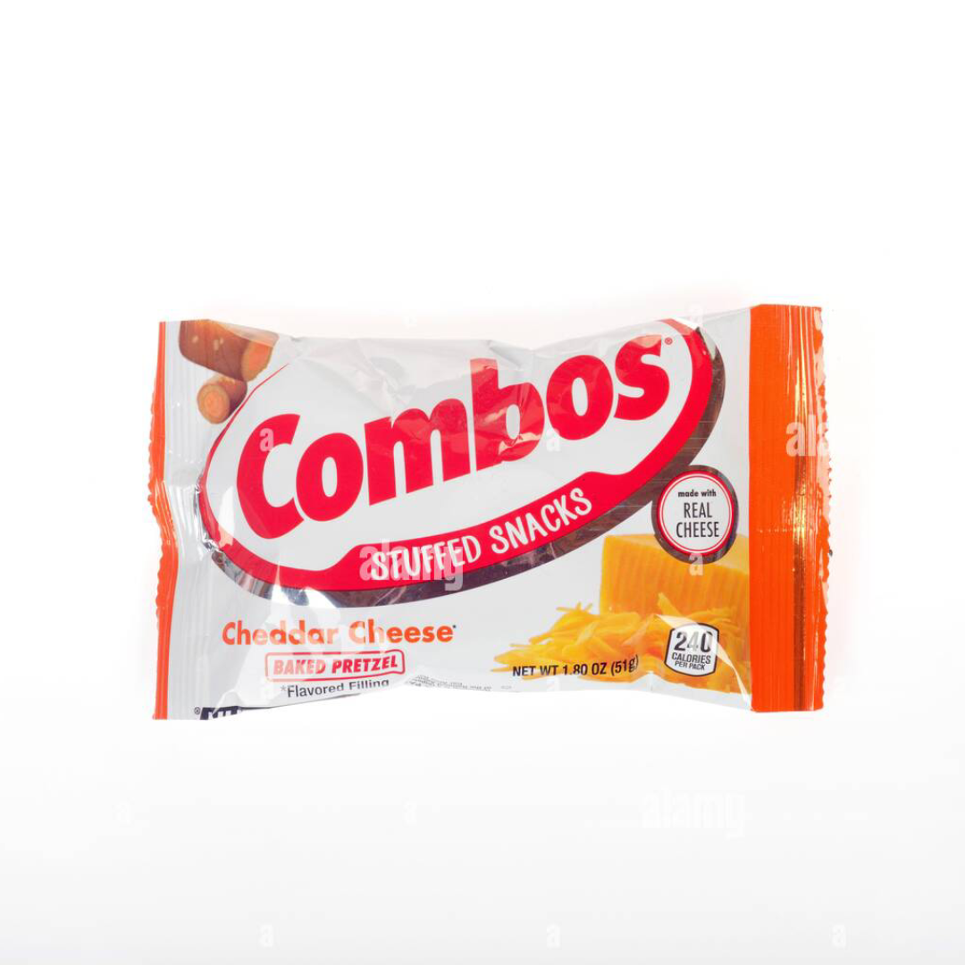 COMBOS - CHEDDAR CHEESE PRETZEL BAKED SNACK -