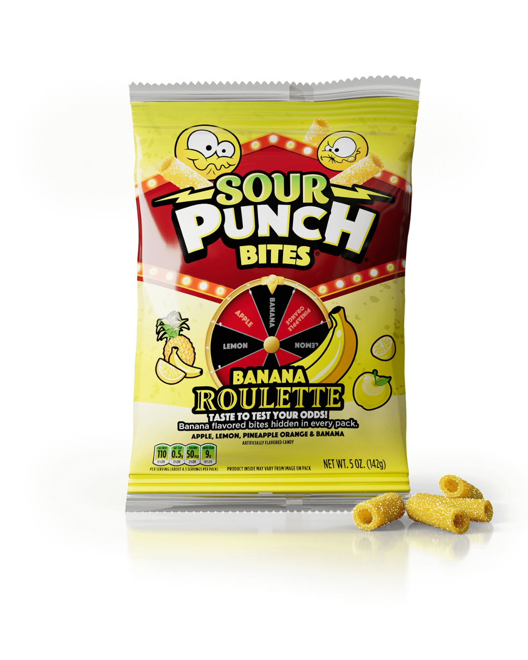SOUR PUNCH BITES - ROULETTE BANANE