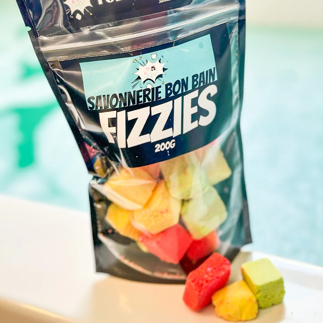 FIZZIES • MINI BOMBES DE BAIN EN CUBE - FOLIE MELON