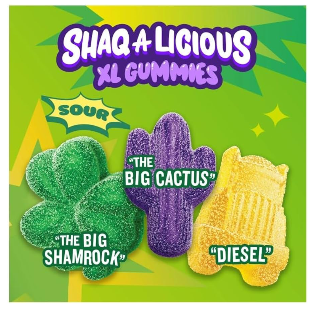 SHAQ A LICIOUS XL GUMMIES - SOUR