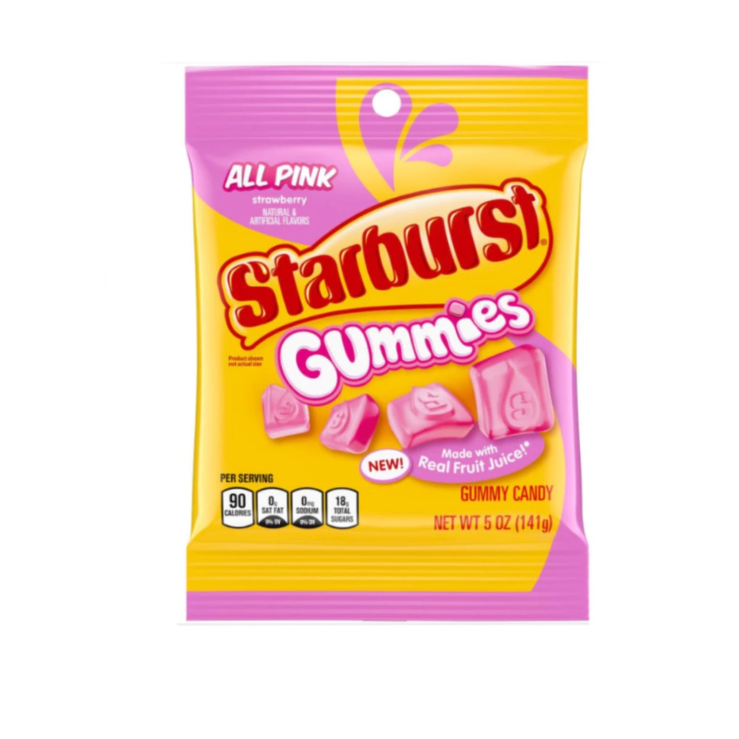 STARBURST GUMMIES - ALL PINK - FRAISE