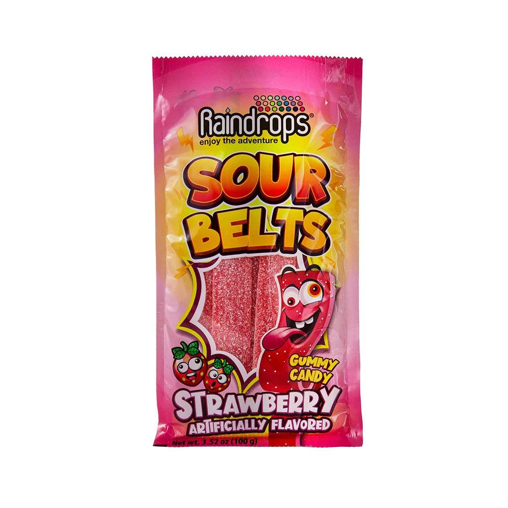 Raindrops Sour Belts Straberry - Sweets Avenue Beauport