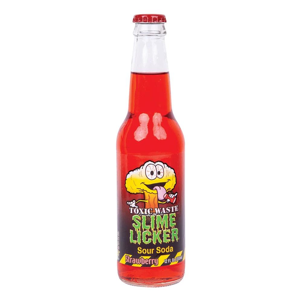 Toxic Waste Slime Licker Soda Strawberry Sour - Sweets Avenue Beauport