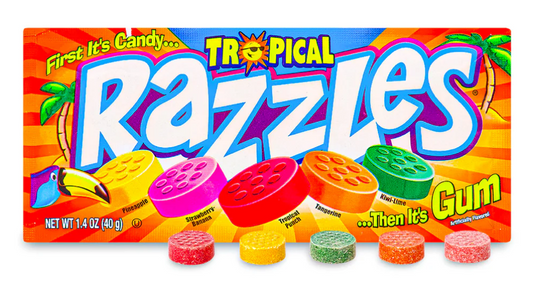 RAZZLES - TROPICAL - 40G