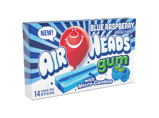 AIRHEADS - GUM - BLUE RASPBERRY