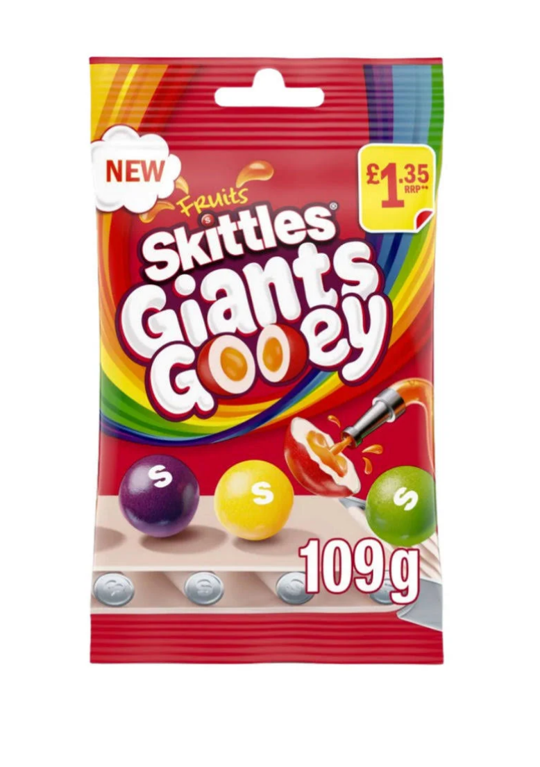 SKITTLES - GIANTS GOOEY - 109G