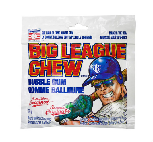 BIG LEAGUE CHEW - ORIGINAL BUBBLE GUM -