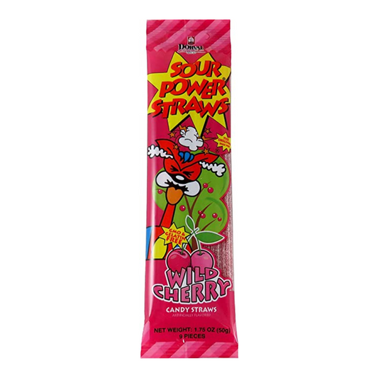 DORVAL - WILD CHERRY STRAWS - 50G