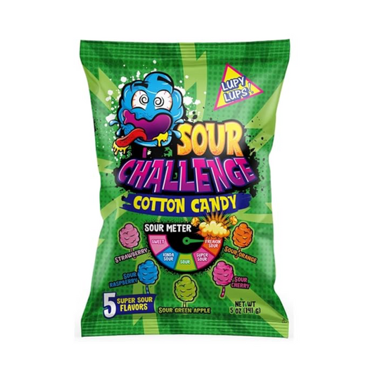 LUPY LUPS - SOUR CHALLENGE COTTON CANDY