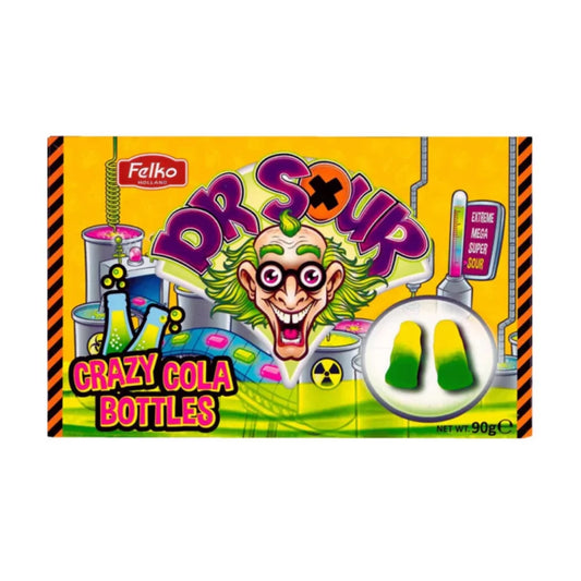 DR SOUR - CRAZY COLA BOTTLES - 90G