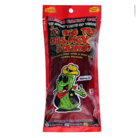 ALAMO CANDY - BIG TEX IN CHAMOY - DILL PICKLE