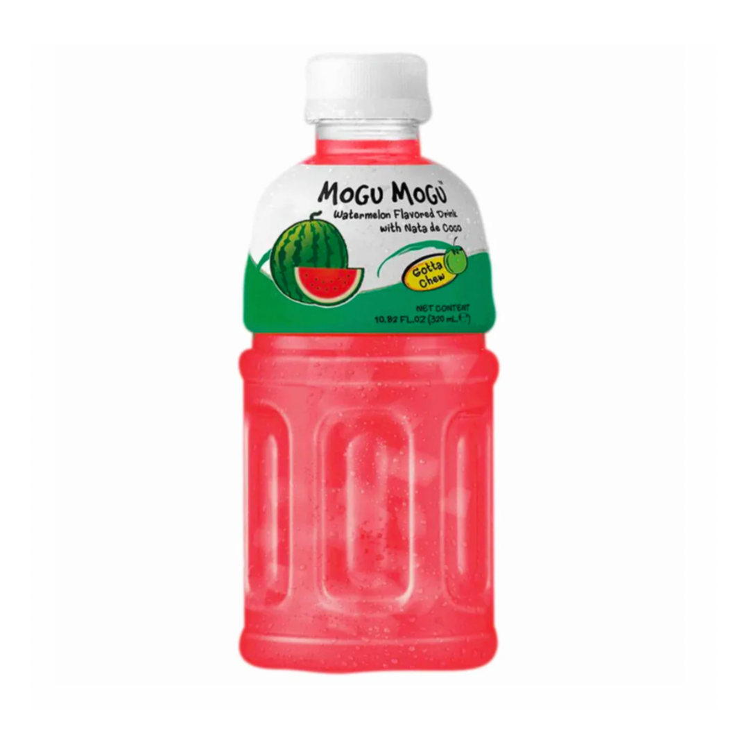 MOGU MOGU - WATERMELON DRINK WITH NATA DE COCO - 320mL