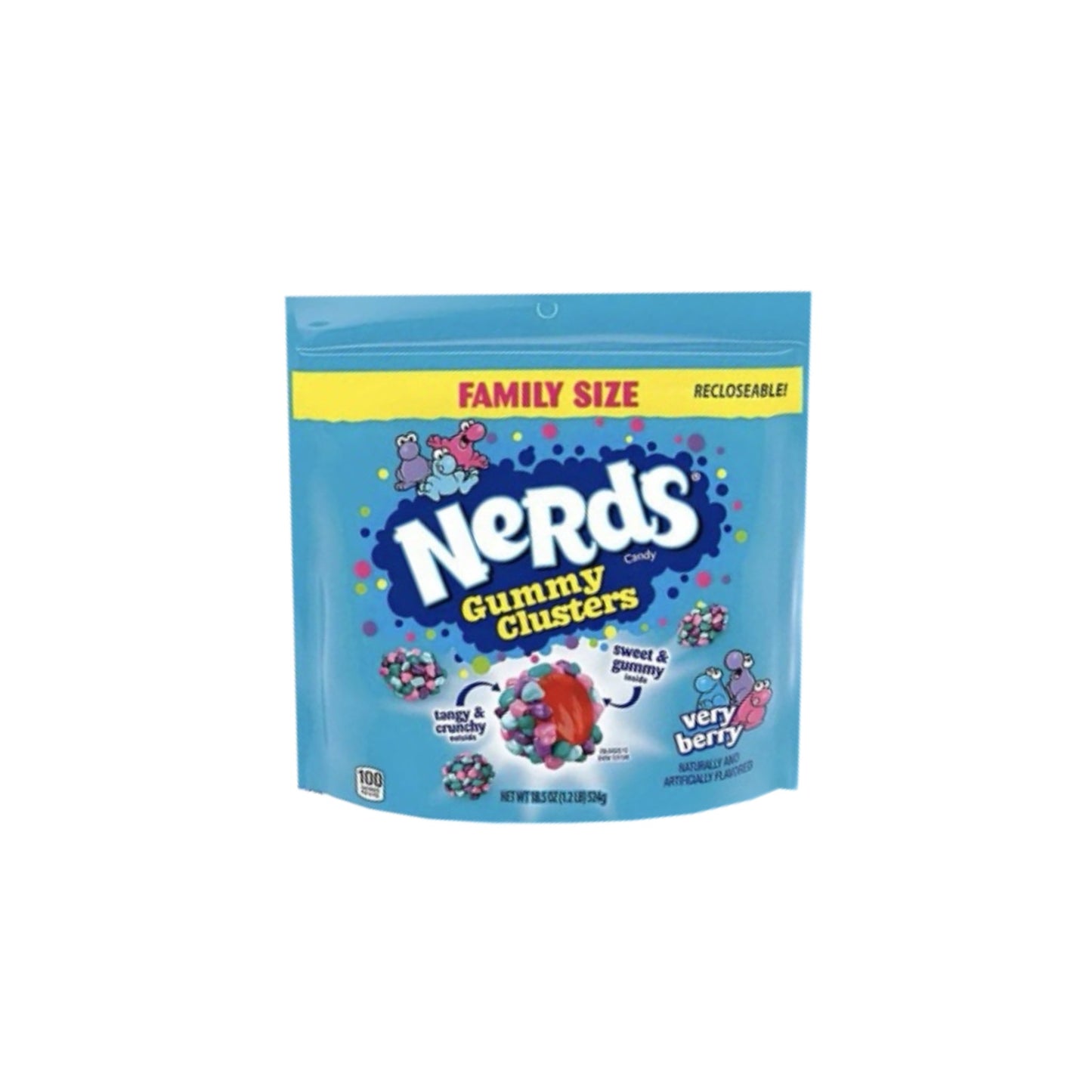 NERDS GUMMY CLUSTERS VERY BERRY - 18,5 oz - Sweets Avenue Beauport