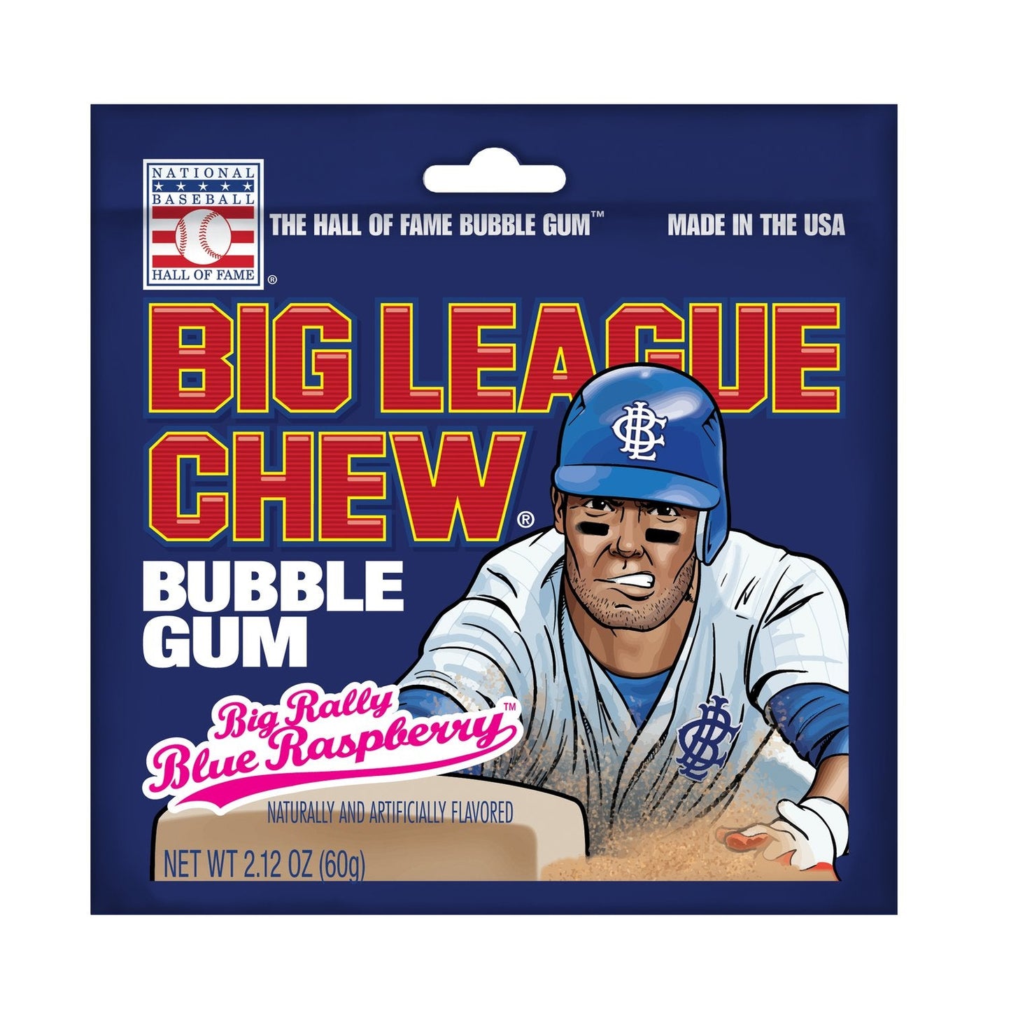 BIG LEAGUE CHEW - BUBBLE GUM - FRAMBOISE BLEU - Sweets Avenue Beauport