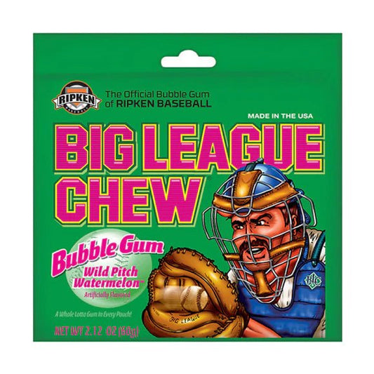 BIG LEAGUE CHEW - BUBBLE GUM - MELON D'EAU - Sweets Avenue Beauport