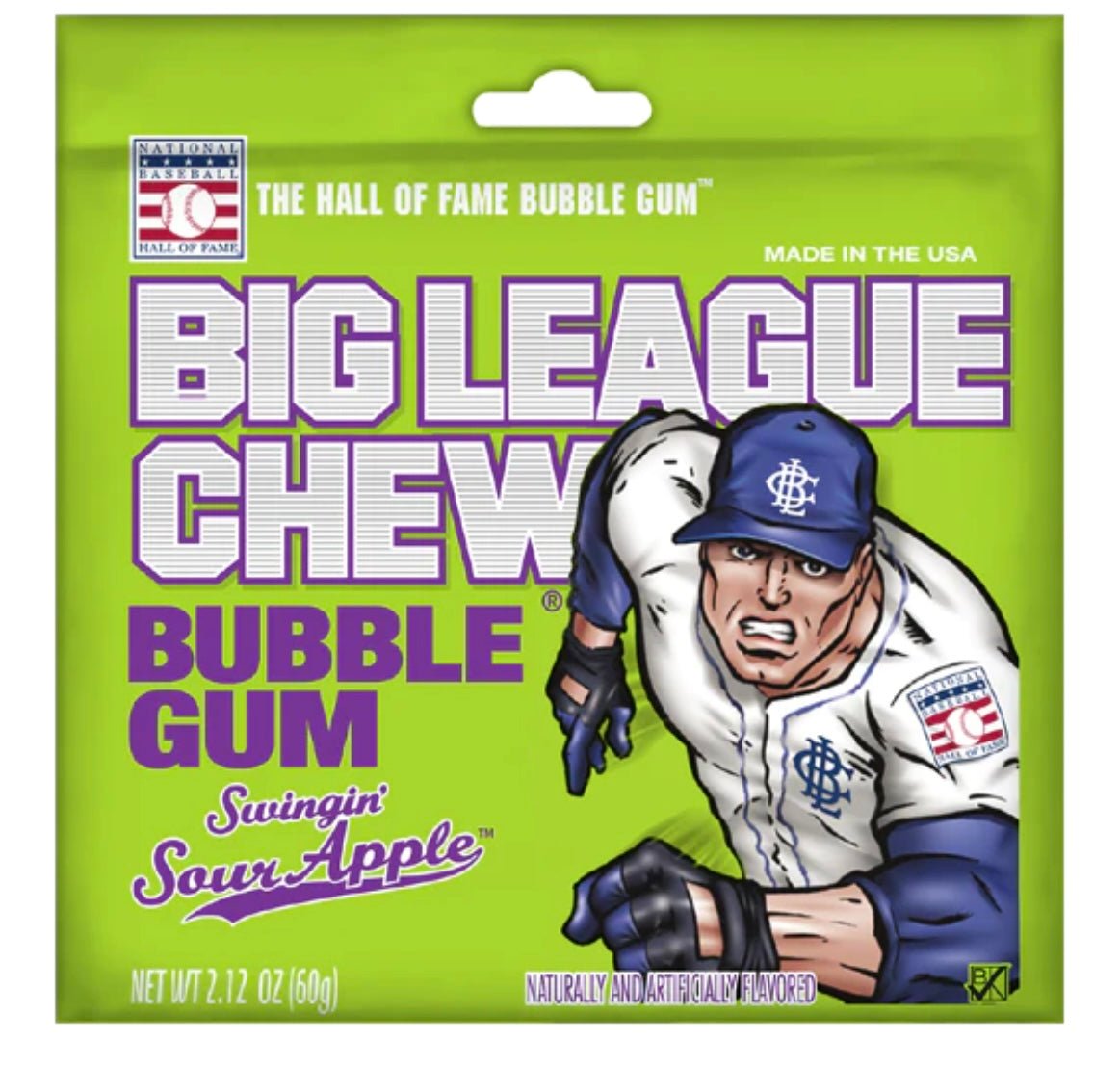 BIG LEAGUE CHEW - BUBBLE GUM - POMME SÛR - Sweets Avenue Beauport