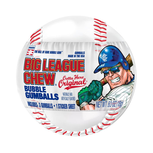 Big League Chew Gumballs Sticker & Tattoo - Sweets Avenue Beauport