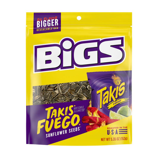 Bigs Takis Fuego Sunflower Seeds - Sweets Avenue Beauport