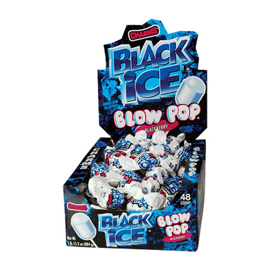 Charms Blow Pops Black Ice - Sweets Avenue Beauport