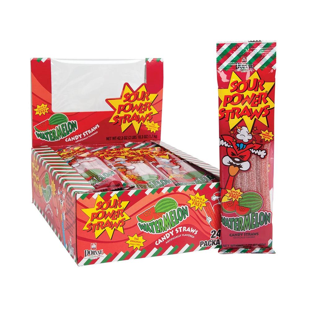 Dorval Watermelon Straws - Sweets Avenue Beauport