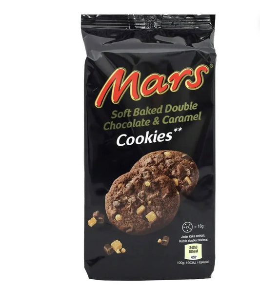 MARS - SOFT BAKED DOUBLE CHOCOLATE & CARAMEL COOKIES - Sweets Avenue Beauport