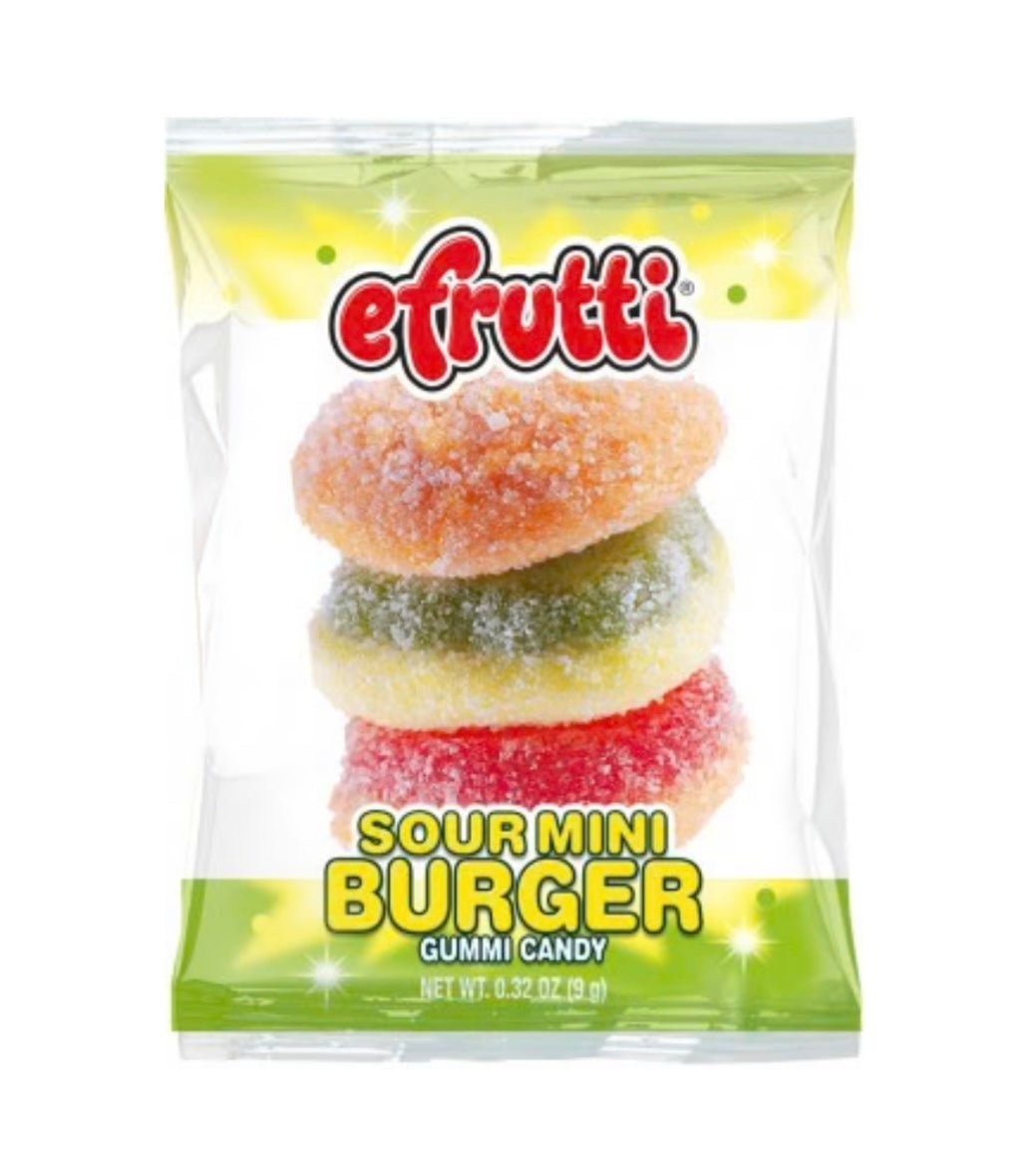 Sour Mini Burger Gummy Candy - Sweets Avenue Beauport