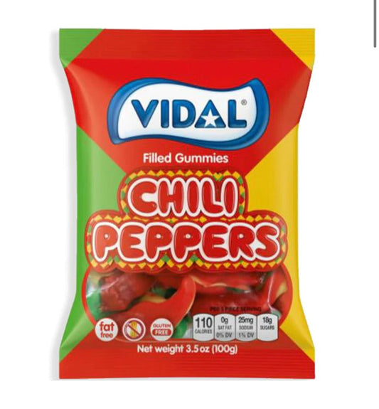 VIDAL CHILLI PEPPER 100g - Sweets Avenue Beauport